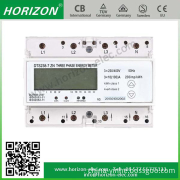 DTS238-7 ZN din rail power meter three phase availabe for CT connection